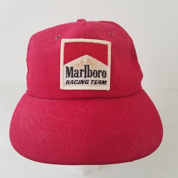 Vintage Marlboro Racing Team Patch Hat 